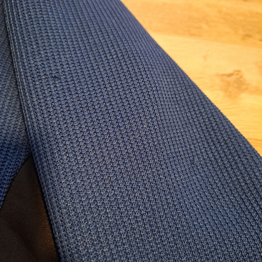 Spyder Men's Blue Black Polyester 1/4 Zip Pullover Mock Neck Sweater Size Medium - Picture 11 of 11